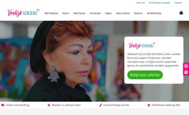 Schermafbeelding van vrolijkschilderij.nl