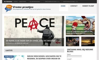 Schermafbeelding van vromepraatjes.nl