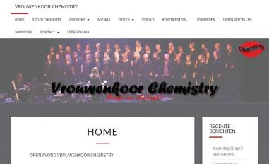 Schermafbeelding van vrouwenkoorchemistry.nl