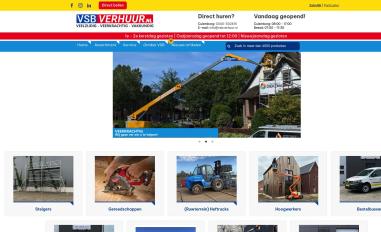 Schermafbeelding van vsbverhuur.nl