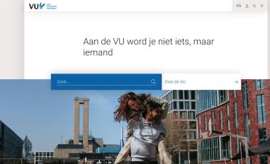 Schermafbeelding van vu.nl