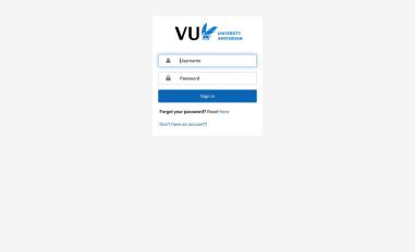 Schermafbeelding van vuass.eu.qualtrics.com