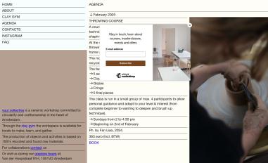 Schermafbeelding van vuurcollective.nl