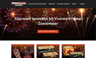 Schermafbeelding van vuurwerktotaalzoetermeer.nl