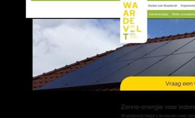 Schermafbeelding van waardevolt.nl