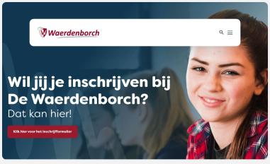 Schermafbeelding van waerdenborch.nl