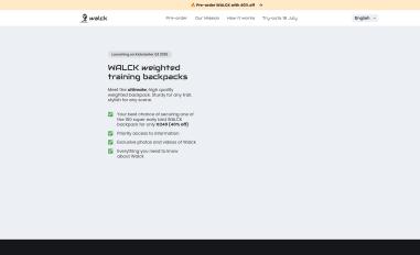 Schermafbeelding van walck.nl