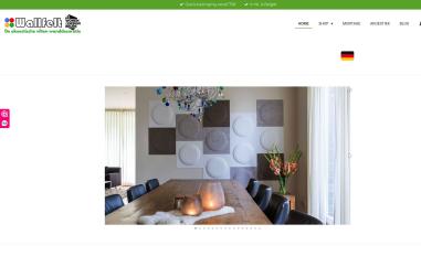 Schermafbeelding van wallfelt.nl