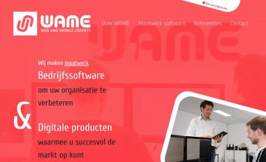Schermafbeelding van wame.nl