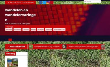 Schermafbeelding van wandelervaringen.nl