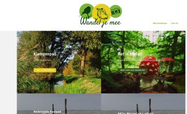 Schermafbeelding van wandeljemee.nl