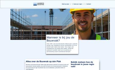 Schermafbeelding van wanneerbouwvak.nl