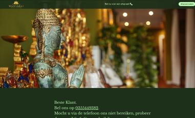 Schermafbeelding van wansabaihilversum.nl