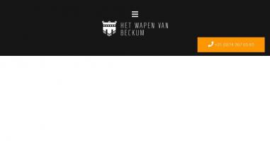 Schermafbeelding van wapenvanbeckum.nl