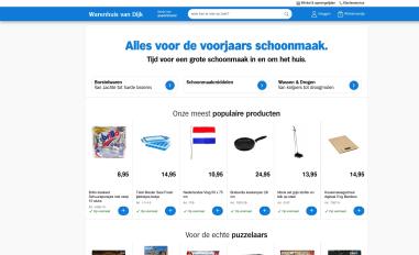 Schermafbeelding van warenhuisvandijk.nl