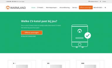 Schermafbeelding van warmland.nl