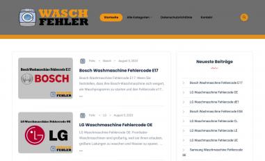 Schermafbeelding van waschfehler.de