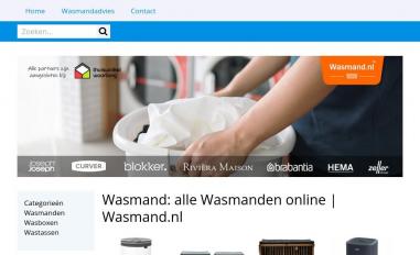 Schermafbeelding van wasmand.nl