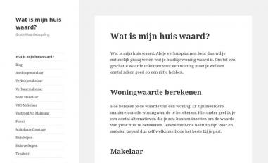 Schermafbeelding van watismijnhuiswaard.eu
