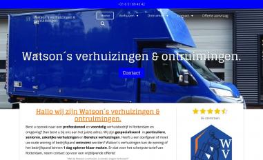 Schermafbeelding van watsonsverhuizingen-ontruimingen.nl