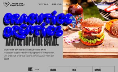 Schermafbeelding van wauwfactory.nl