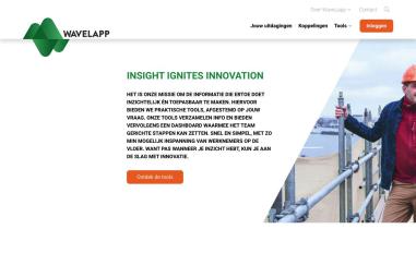 Schermafbeelding van wavelapp.nl