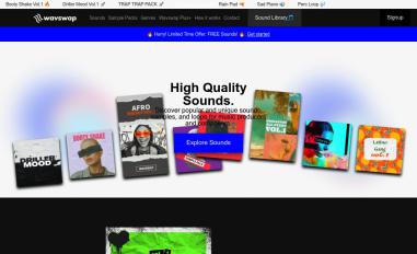 Schermafbeelding van wavswap.com