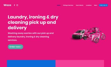 Schermafbeelding van wazawash.com
