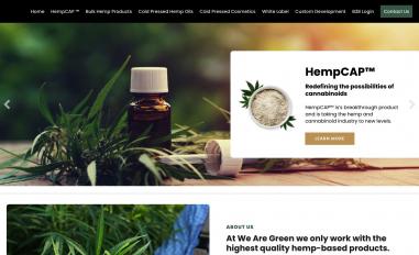 Schermafbeelding van wearegreen.com