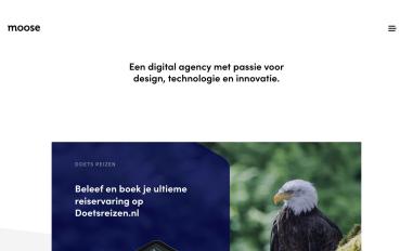 Schermafbeelding van wearemoose.com