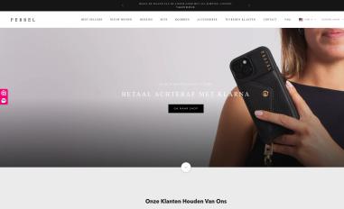 Schermafbeelding van wearepebbel.nl