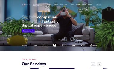 Schermafbeelding van wearetriple.com