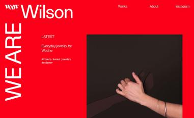 Schermafbeelding van wearewilson.be