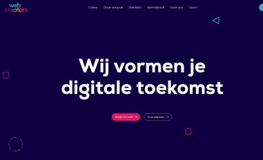 Schermafbeelding van webcreators.nl