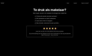 Schermafbeelding van webdevagency.nl