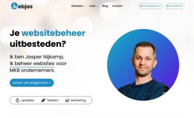 Schermafbeelding van webjas.nl