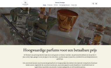 Schermafbeelding van webshop.glantiergroningen.nl