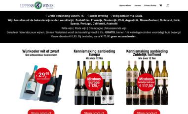 Schermafbeelding van webshop.lippenswines.nl