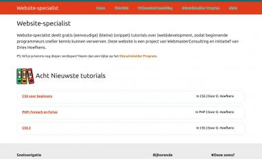 Schermafbeelding van website-specialist.be