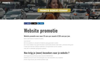 Schermafbeelding van websitepromotie.jouwweb.nl