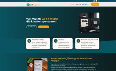 Schermafbeelding van websupreme.nl