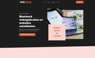 Schermafbeelding van webtechs.nl