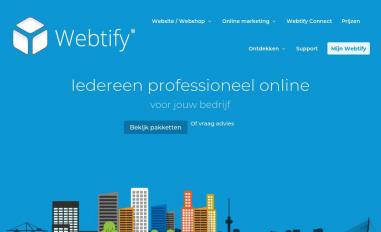 Schermafbeelding van webtify.nl