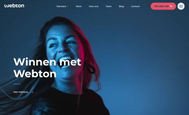 Schermafbeelding van webton.nl