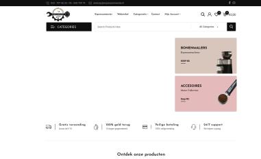 Schermafbeelding van webwinkel.espressomeester.nl