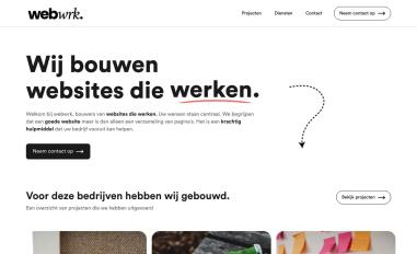 Schermafbeelding van webwrk.nl