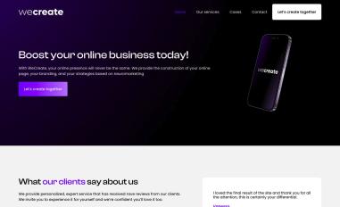 Schermafbeelding van wecreateonline.com