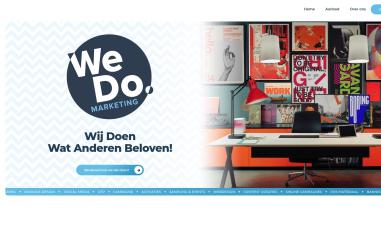 Schermafbeelding van wedo-marketing.nl