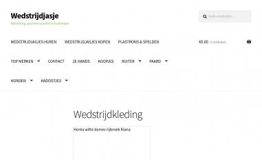 Schermafbeelding van wedstrijdjasje.nl