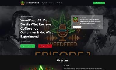 Schermafbeelding van weedfeed.nl